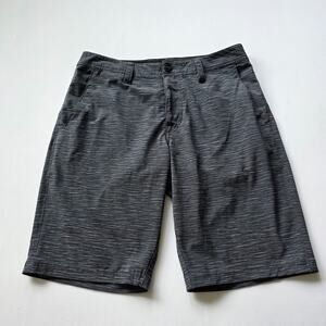 Volcom Shorts Mens 30 Heathered Gray Surf & Turf Hybrid 4 Way Stretch
